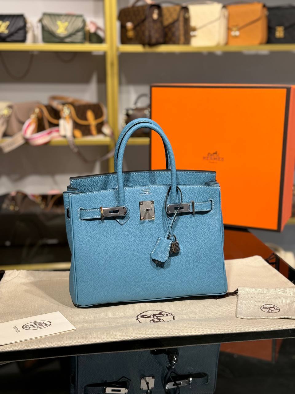 H Birkin 30 Genuine Leather