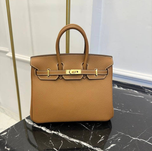 H Birkin 25 Genuine Leather