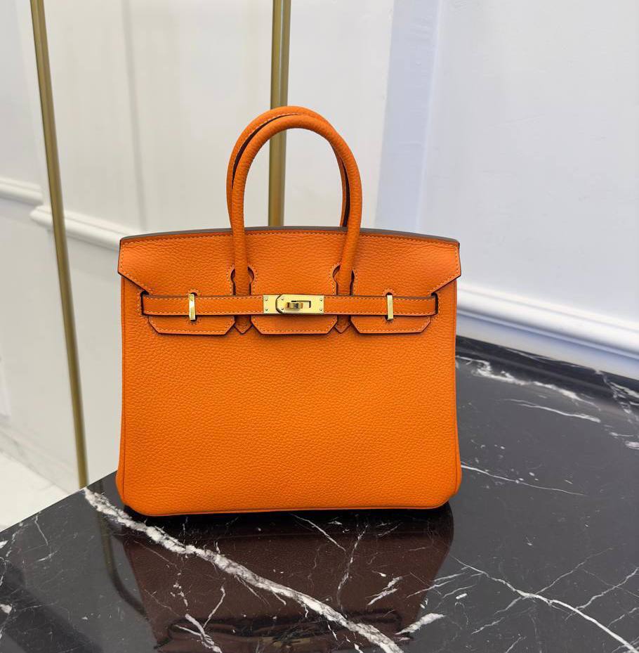 H Birkin 25 Genuine Leather